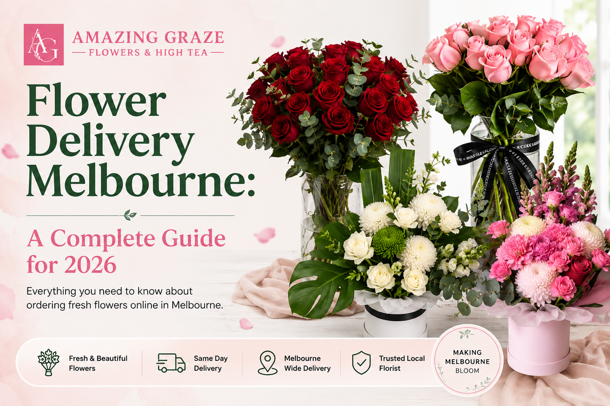  Flower Delivery Melbourne: A Complete Guide for 2026 | Amazing Graze Flowers