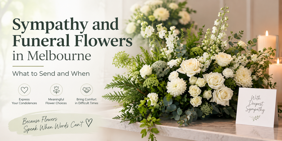 Sympathy and Funeral Flowers in Melbourne: What to Send and When | Amazing Graze Flowers 