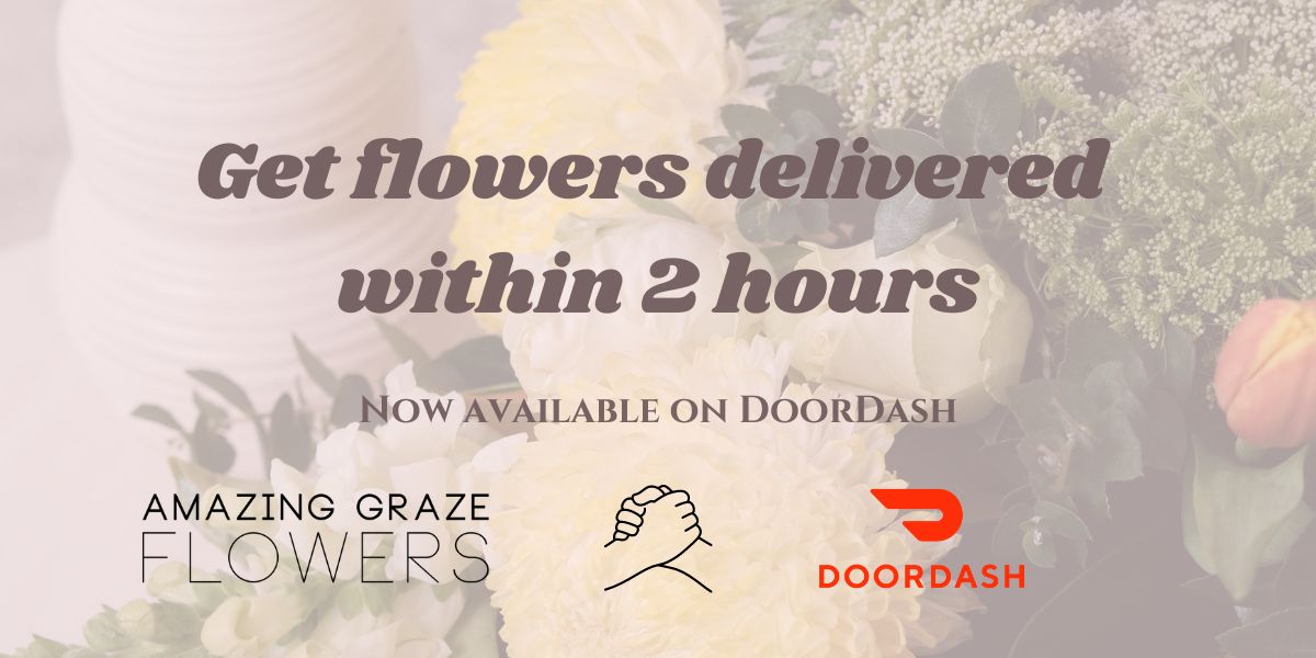 The Last Minute Marriage -  Amazing Graze Flowers X DOORDASH - Amazing Graze Flowers