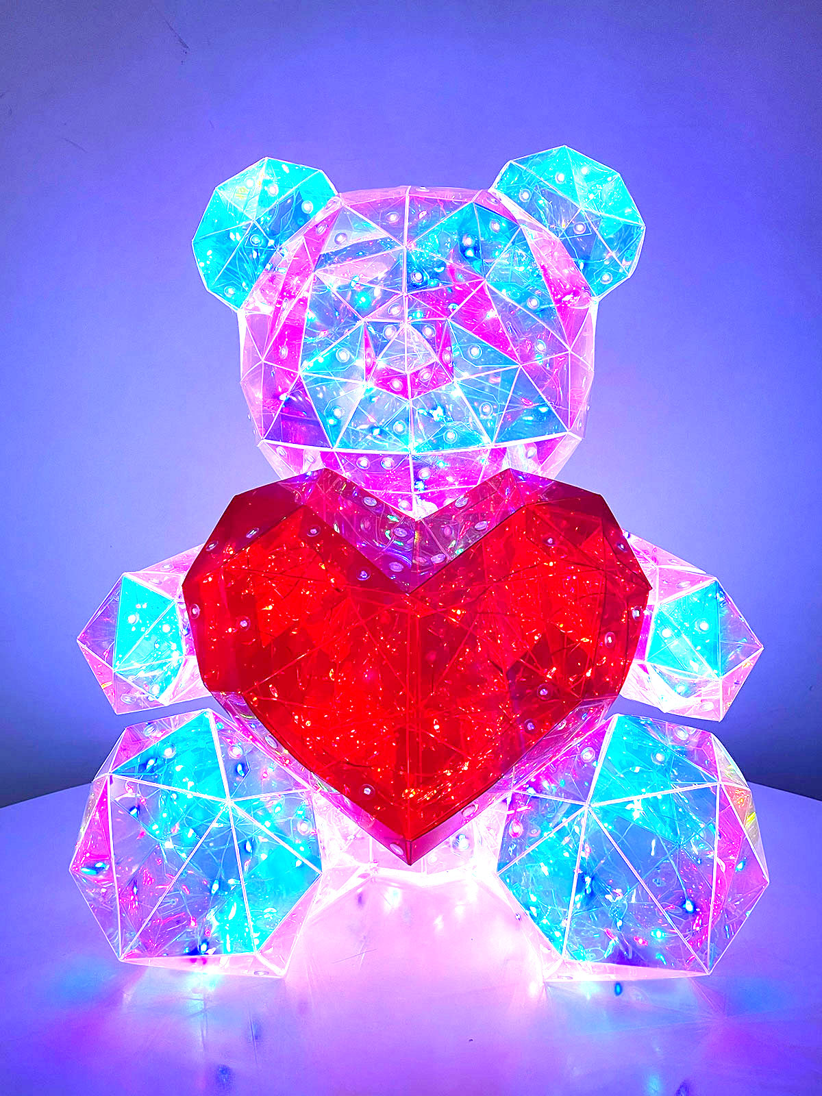 Galaxy Bear with Heart