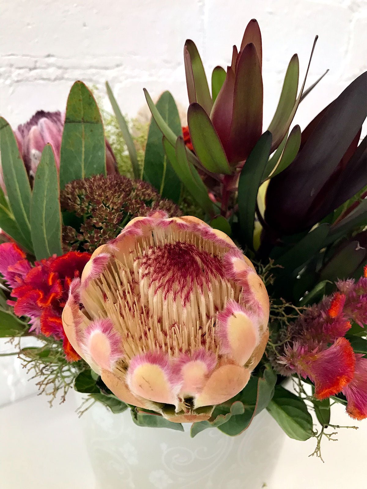 Australian Native Flowers Ceramic Vase - Amazing Graze Flowers