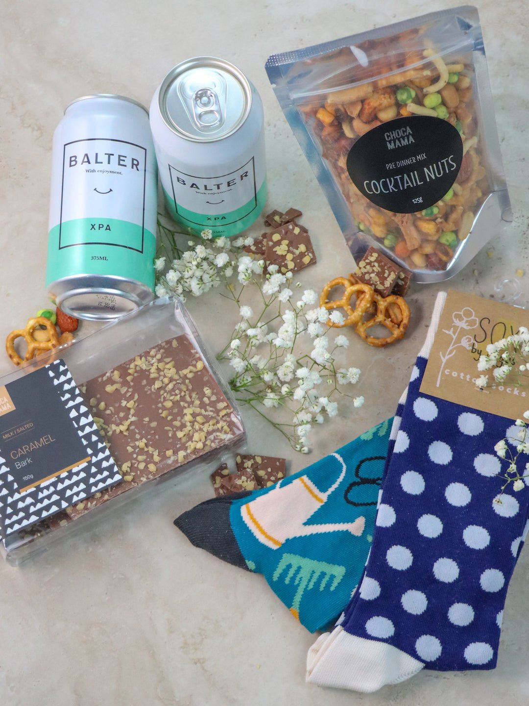 Balter XPA & Nibbles Hamper - Amazing Graze Flowers