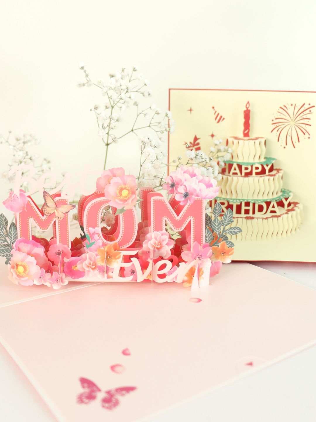 Best Mom Ever 3D Popup Gift Card - Amazing Graze Flowers