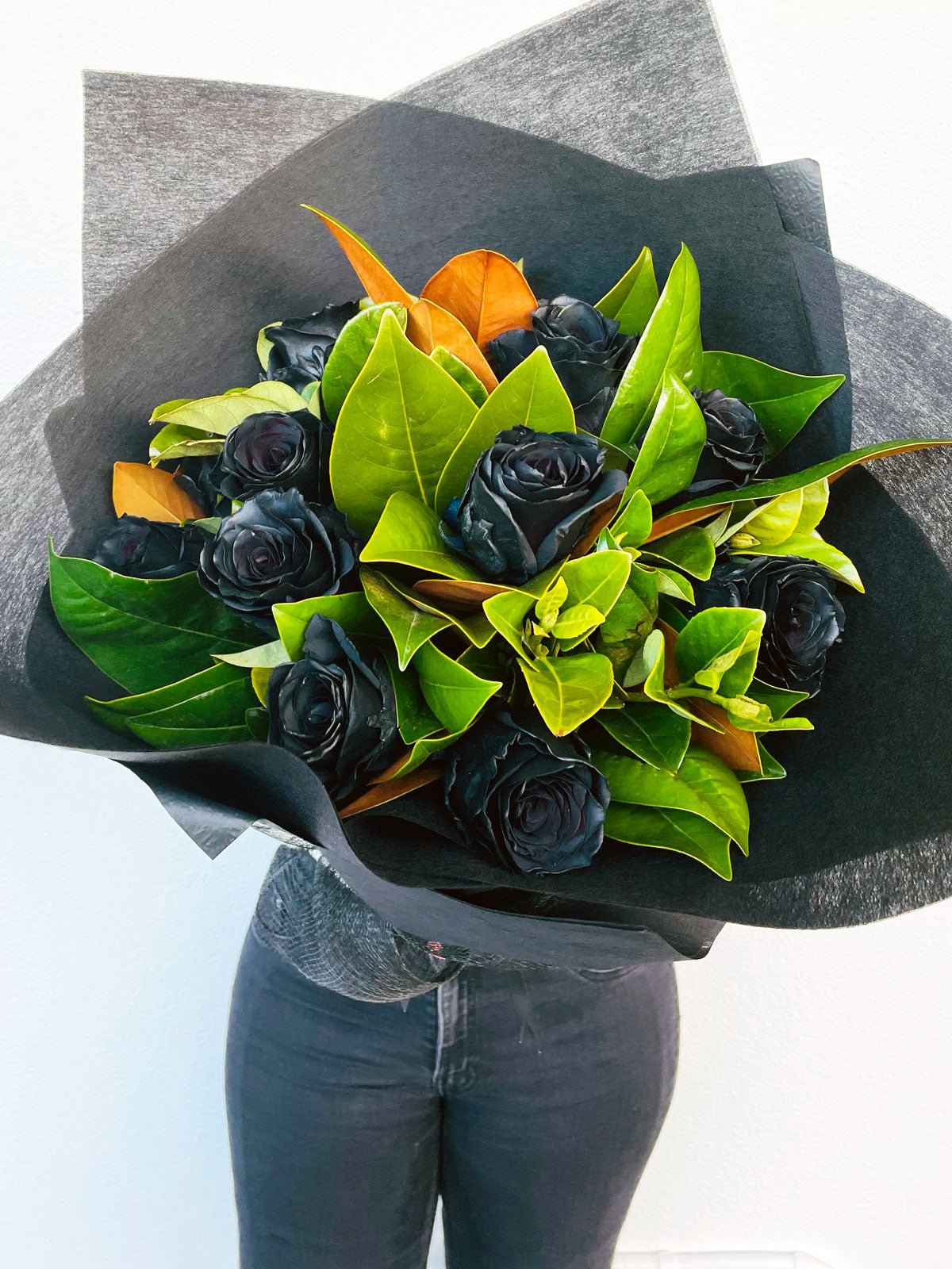 Black Roses Bouquet - Amazing Graze Flowers