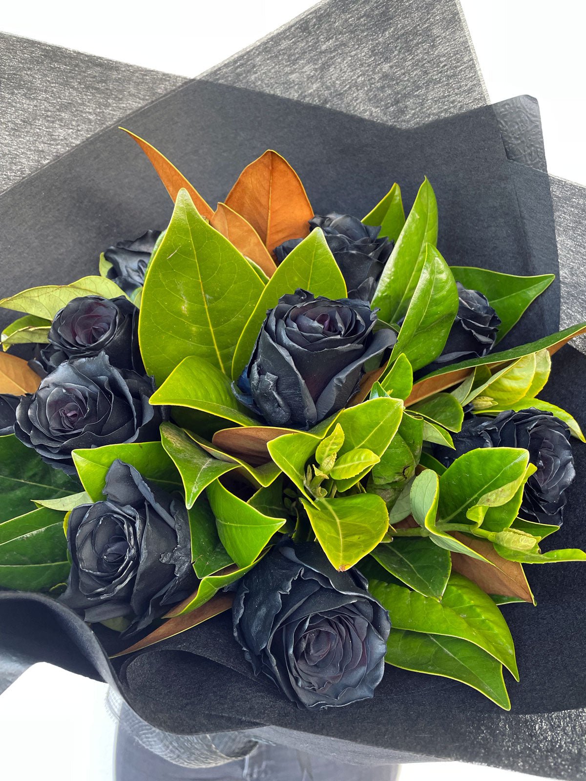 Black Roses Bouquet - Amazing Graze Flowers