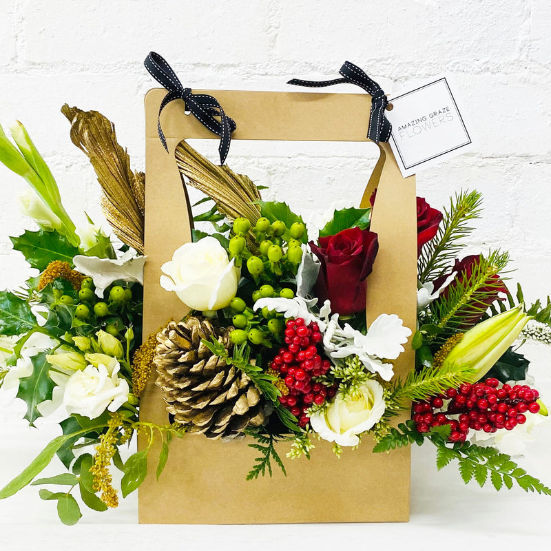 Christmas Bespoke Florists Choice - Amazing Graze Flowers