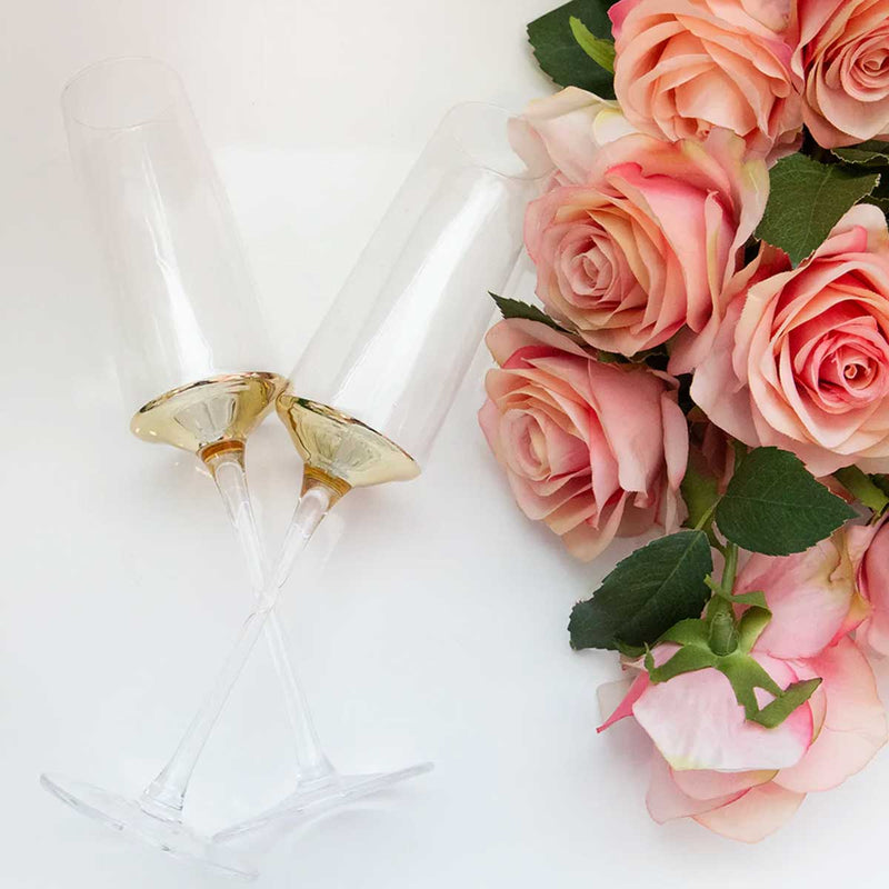 Cristina Re - Champagne Flute Estelle Gold - Set of 2 - Amazing Graze Flowers