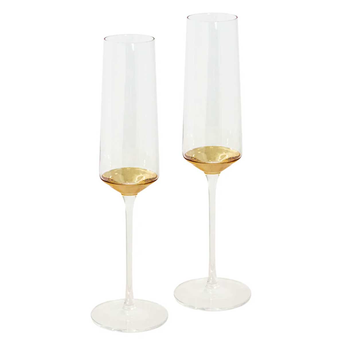 Cristina Re - Champagne Flute Estelle Gold - Set of 2 - Amazing Graze Flowers