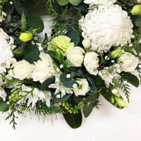 Funeral Wreath - Pure - Amazing Graze Flowers