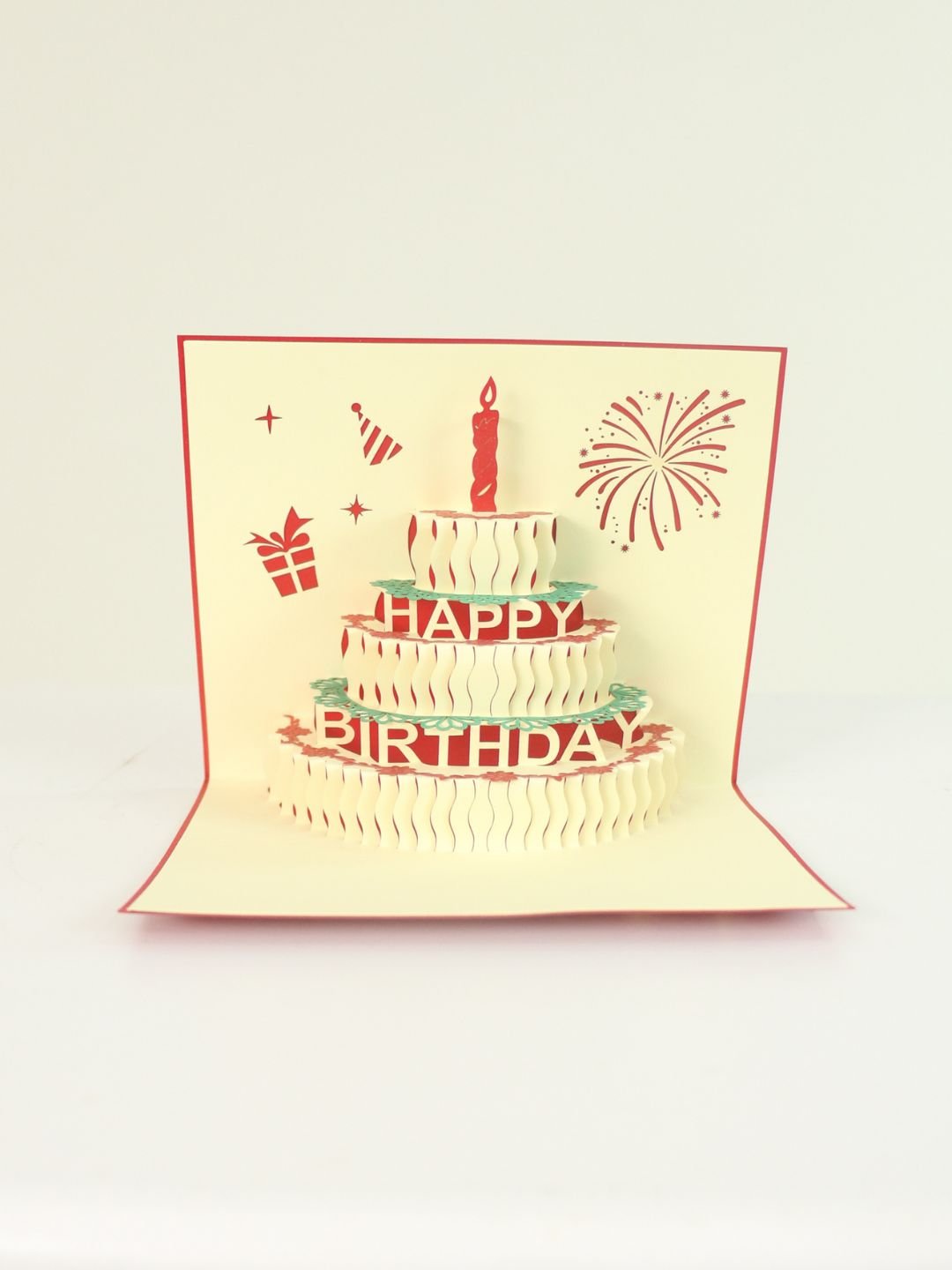 Happy Birthday 3D Popup Gift Card - Amazing Graze Flowers