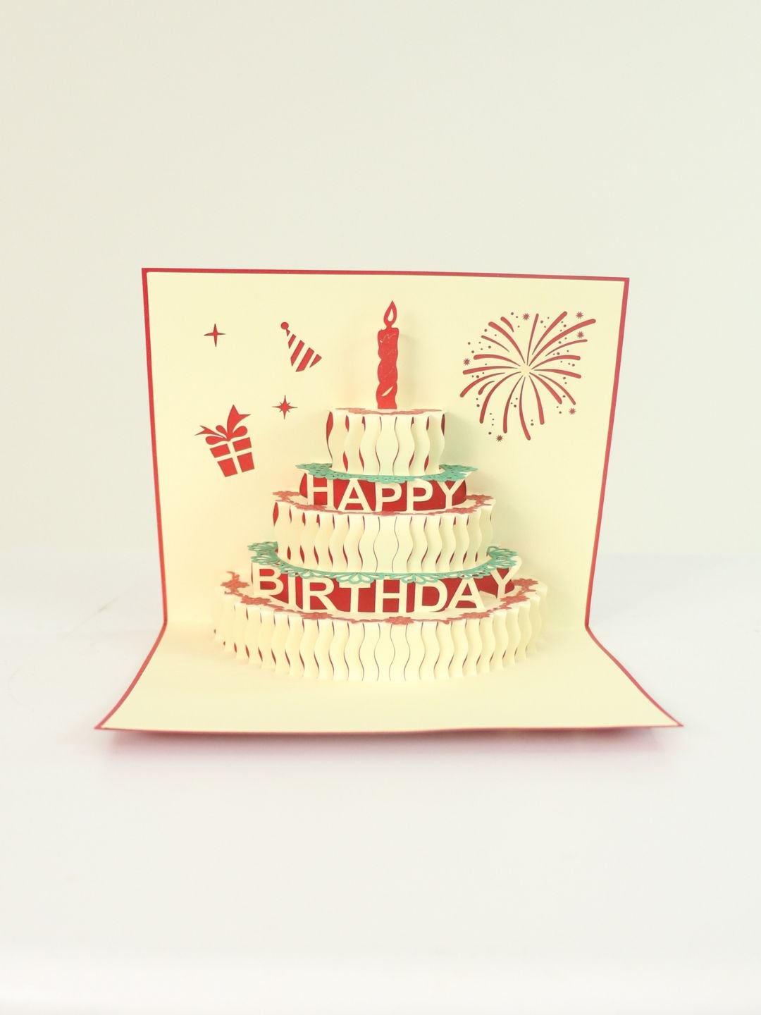 Happy Birthday 3D Popup Gift Card - Amazing Graze Flowers