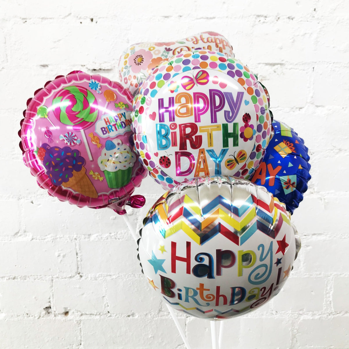 Happy Birthday Balloon - Amazing Graze Flowers