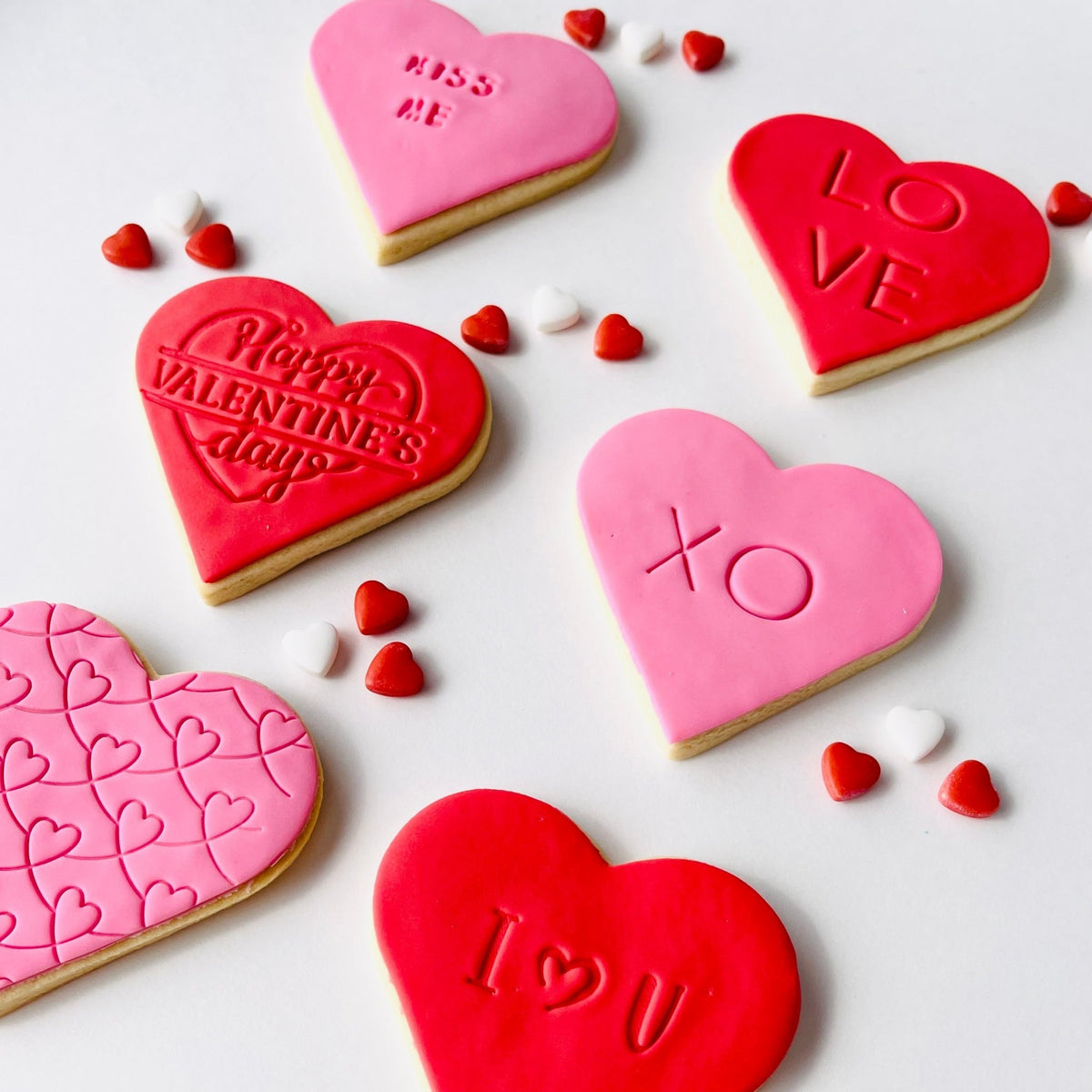 Happy Valentines - Cookies - Amazing Graze Flowers