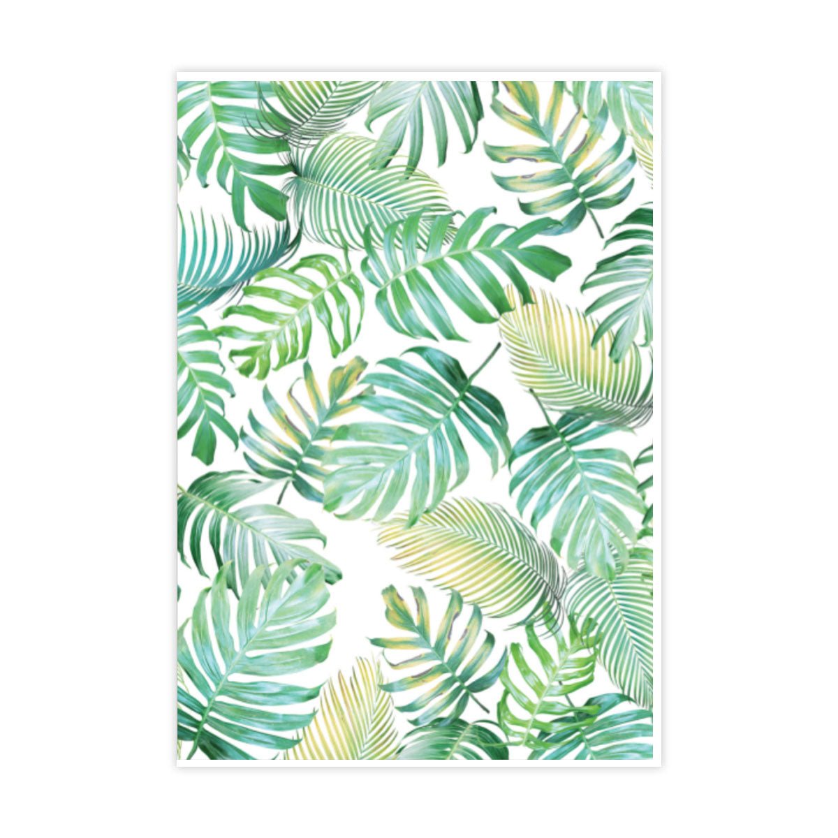 Monstera Leaf Greeting Card - Amazing Graze Flowers