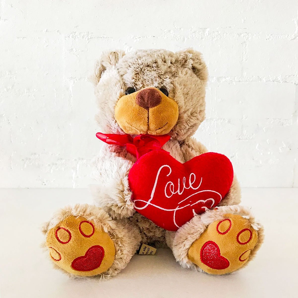 Red Roses Long Gift Box- 12 Long Stems + Teddy Bear - Amazing Graze Flowers