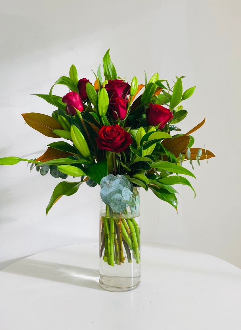 Roses and Lillies - Amazing Graze Flowers