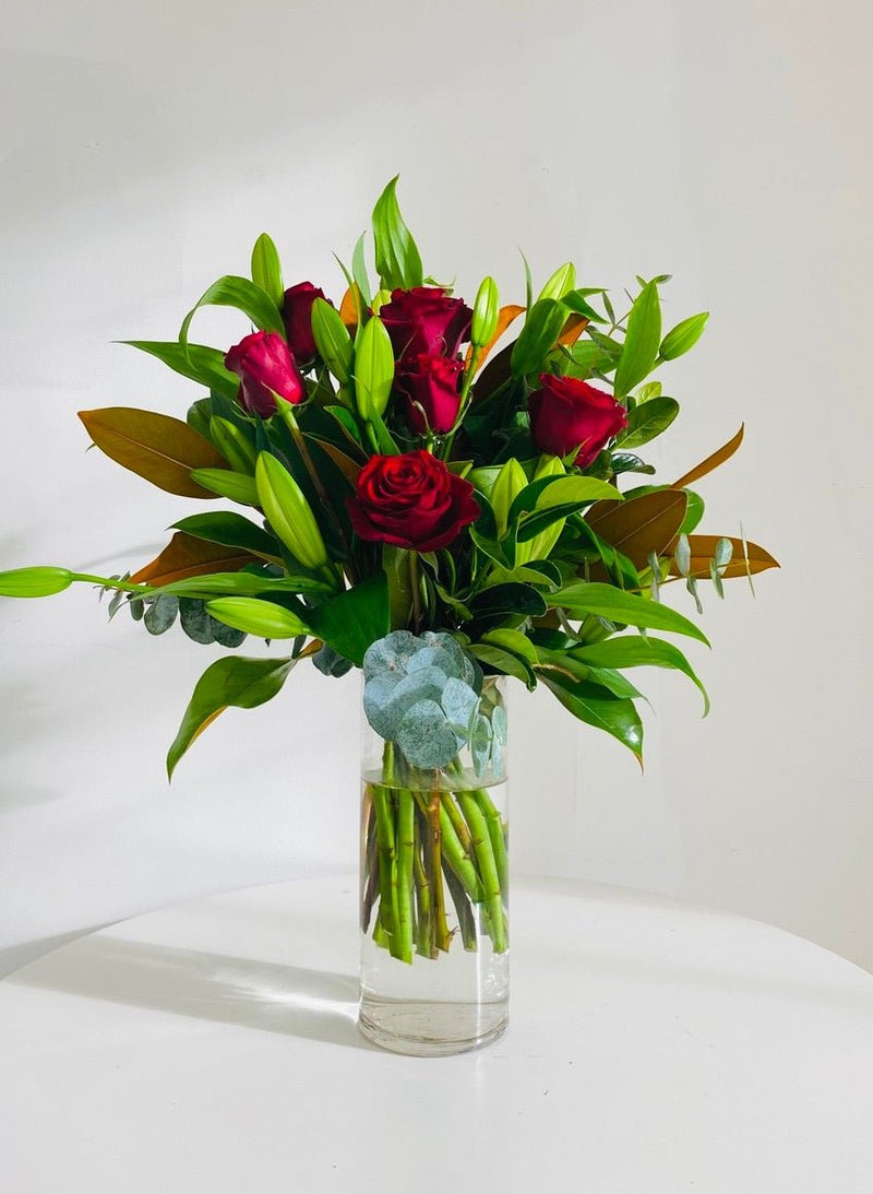 Roses and Lillies - Amazing Graze Flowers