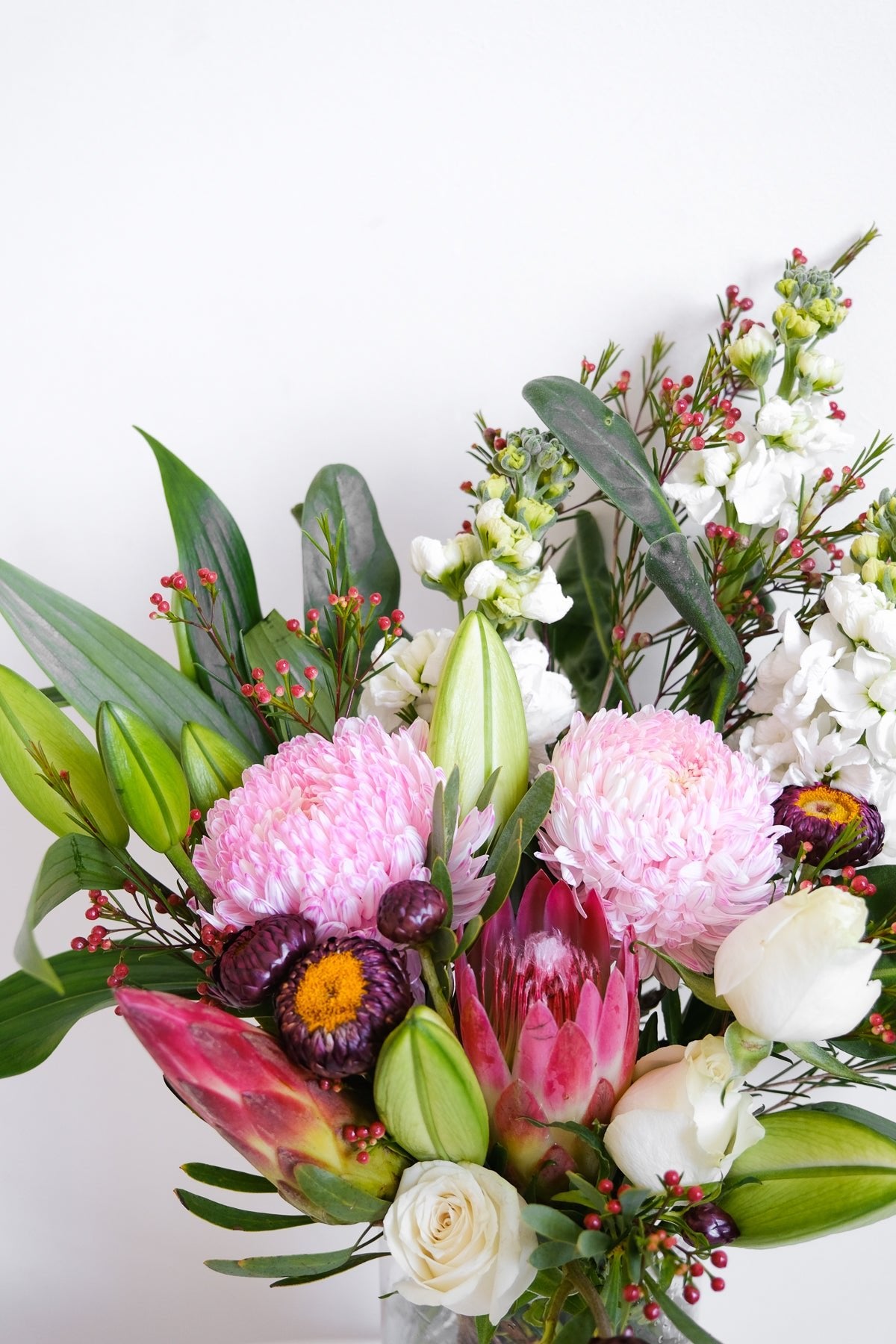 Sweet Strawberry Native Bouquet - Amazing Graze Flowers