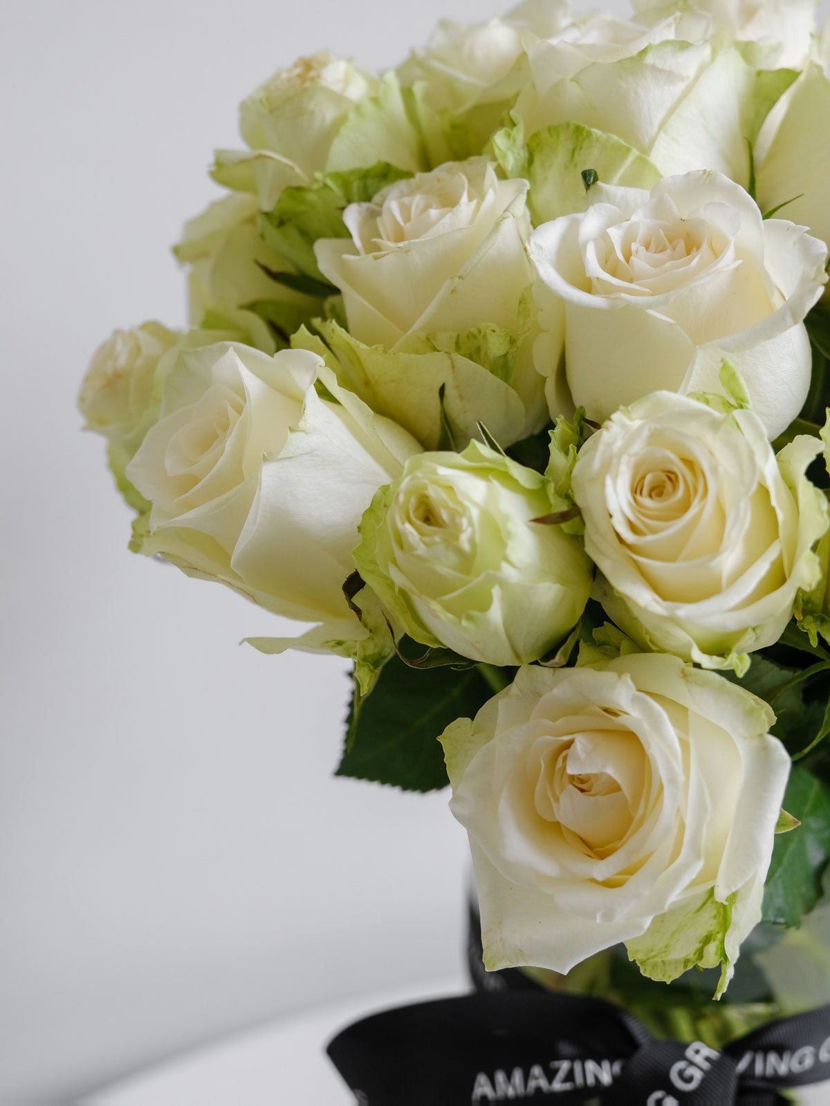 White Rose Bouquet - Amazing Graze Flowers